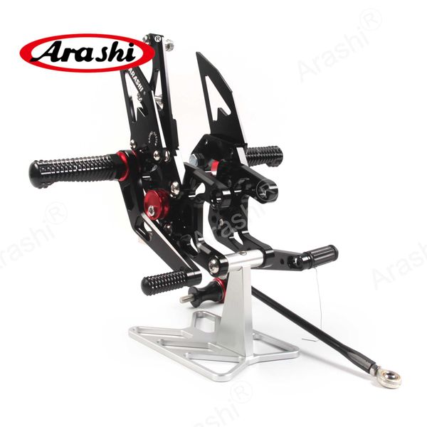 

arashi cbr1000rr 2008-2011 cnc регулируемая подножка rearsets для cbr1000 cbr 1000 rr 2008 2009 2010 2011 08 09 аксессуары