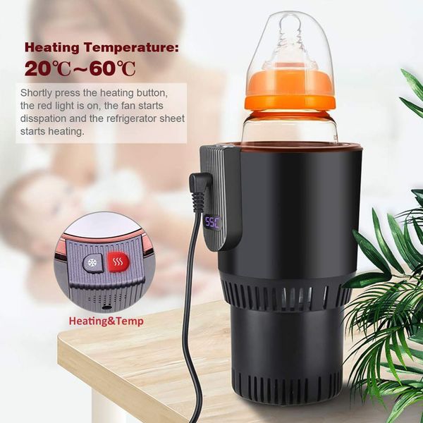

new smart car cup warmer cooler 12v 3a electric coffee warmer cooling mug for road trip