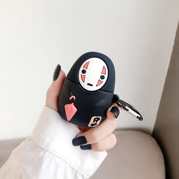 

wholesale faceless man for air pod blutooth earphone case with keychain case for apple airpods case portable wireless headphone pouch