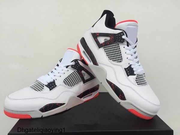 

us7-13 4 4s pale citron mens basketball shoes 308497s-116 iv cushion white black light crimson designer trainers sports