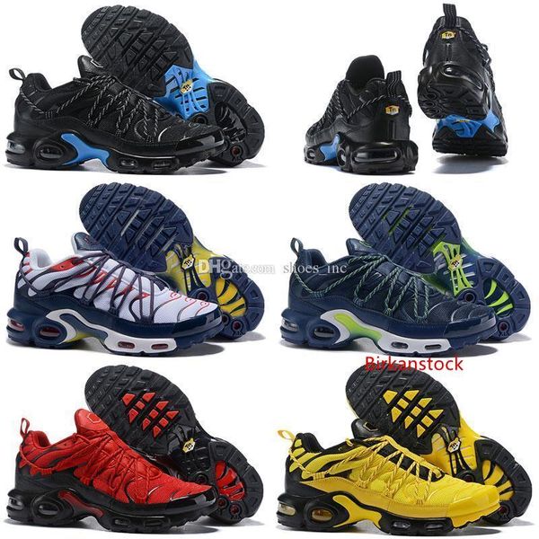 

tn new plus mens running shoes triple black white orange burgundy crush medium olive mens trainers sports sneaker size 40-46