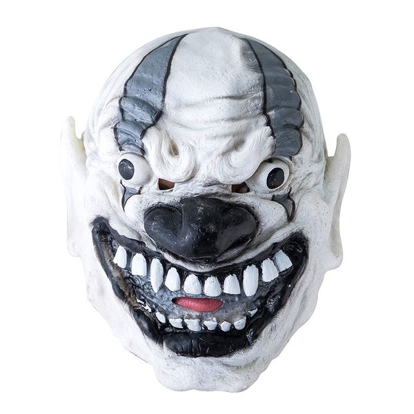 

zz0128 halloween white grimace mask ghost baby disgusting horror dress up funny props silicone latex