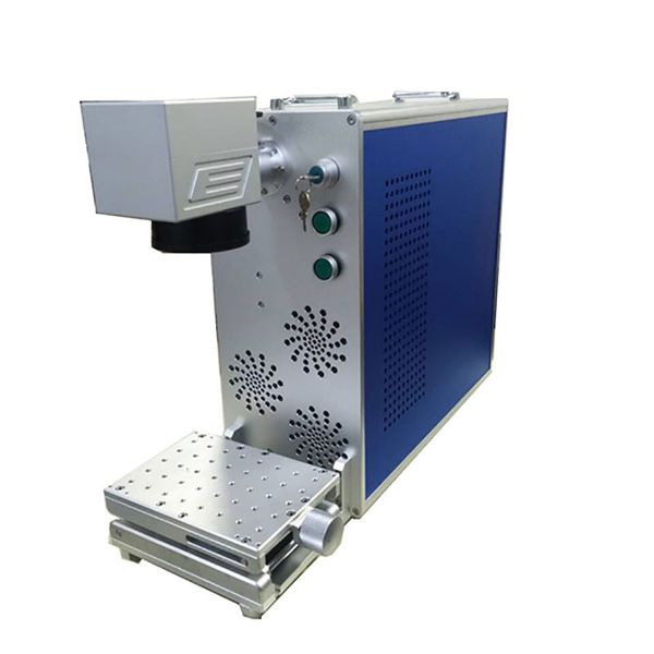 

portable type high efficiency laser marking machine 110*110 20w cnc engraving machine