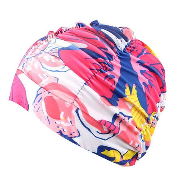 

swimming hat women girls long hair bathing cap swimming cap stretch drape # yl