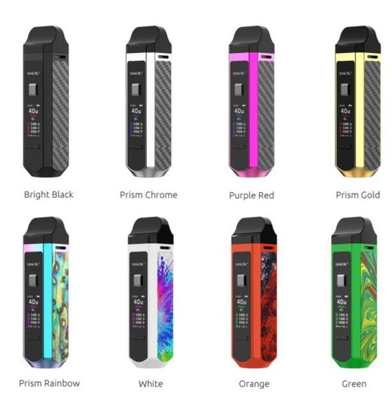

Аутентичный SMOK RPM40 Vape Pod System Kit для сигарет на 1500 мАч Батарея 4,3 мл RPM / Nord Pod с сеткой RPM 0,4 Ом Nord DC Катушка