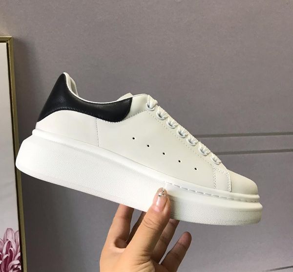 

all leather mens womens platform casual shoes luxury designers comfortable leather soft leisure mens loafers adults breathable footwear, Black
