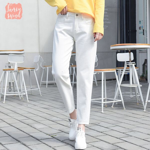 

2019 ripped jeans woman high waist mom high jeans for women plus size blue black white boyfriend jeans pants trousers