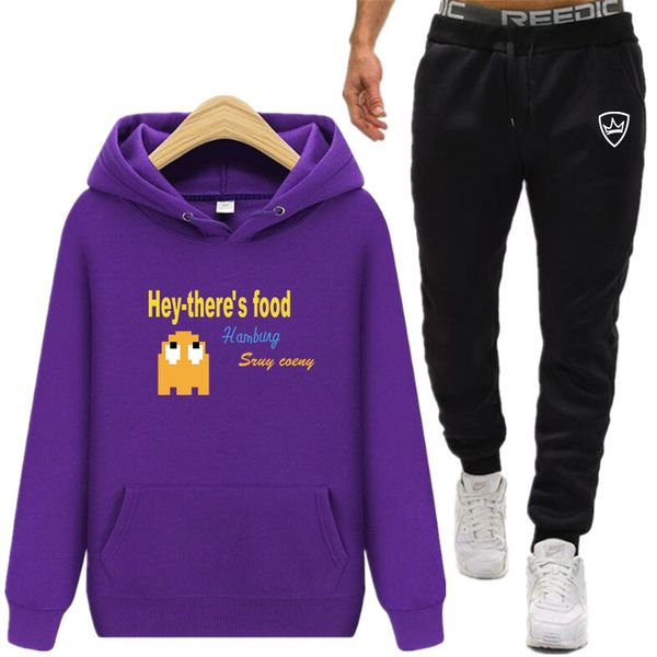 

new men's hoodie + shorts men's sweatshirt 2-piece hip-hop cartoon street style hoodie casual clothing plus size 3xl, Black