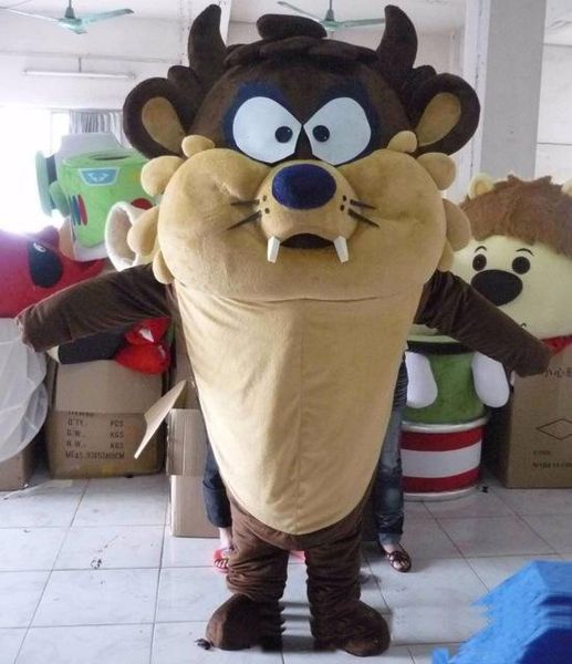 

2019 the head tasmanian devil mascot costume for to wear for sale, Red;yellow