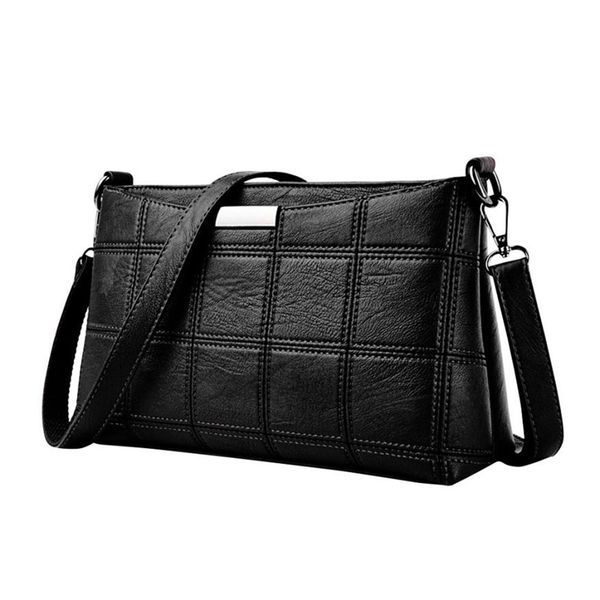 

molave handbag bag female solid bags for girls zipper women leather plaid messenger bag shoulder small square package jul18py