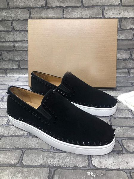 

2020 luxury designer mens shoes fashion luxury designer women shoes basketball sneakers trainers star vintage loafers with box -328, Black