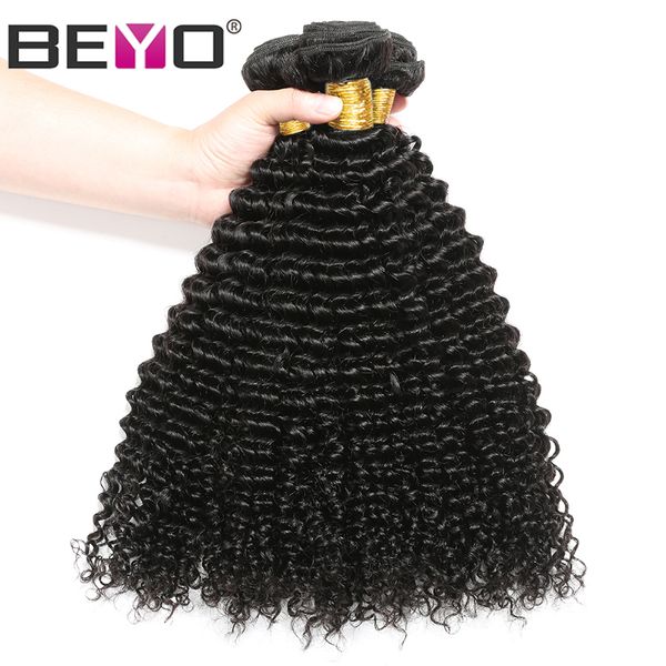 

9 afro kinky завитые связки перуанский волос девственницы связки необработанные человеческих волос 3/4 bundle предложения natural color remy, Black