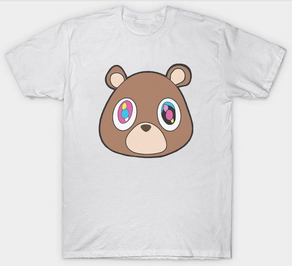 

kanye west bear t shirt rap hip hop music, White;black