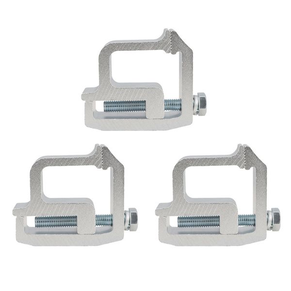 

3 set heavy duty truck cap er camper shell mounting clamps