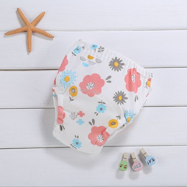 

6 layers of thickened cotton reusable waterproof pants baby diapers childlike innocence training childlike underwear