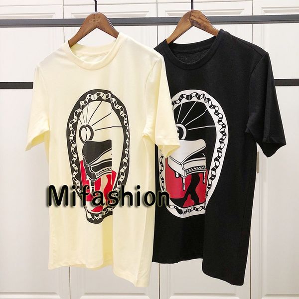 

19ss Luxury Europe Italy High Quality Piano Tshirt Fashion Mens Designer T Shirts Women Clothes Casual Cotton Tee Top