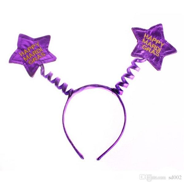 

halloween gift cute children princess star hoop carnival head button blue butterfly hair hoops ornaments hair pin party decoration 2 3wh a1