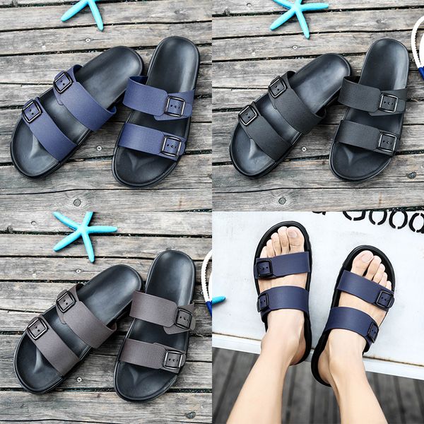 

fashion designer sandals brand slippers blue black brown shoes man casual shoes slippers beach sandals outdoor slippers eva light sandals