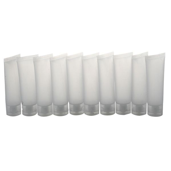 

10pcs dull polish empty cosmetic soft tube travel makeup container