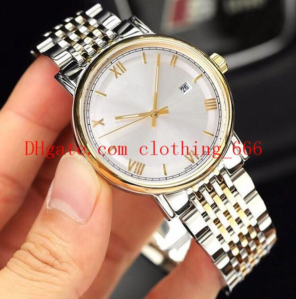 

2020 3 style luxury watch constellation stainless steel bracelet 39mm automatic mens wrist watch fashion men watches, Slivery;brown