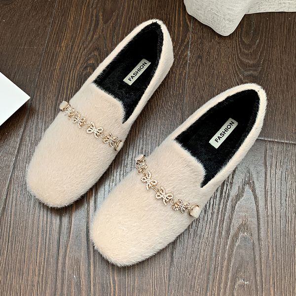 

2020 new fashion spring and autumn wild fashion two wear shoes flat peas single shoes female soft bottom female u16-46, Black