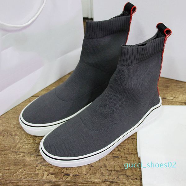 

2020 new sock designer shoes famous designer sneakers white letter designer high sock shoes for women g02, Black