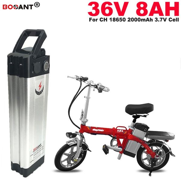 Batteria agli ioni di litio per bicicletta elettrica 36v 8ah per batteria al litio per scooter elettrico Bafang BBSHD 250W 600W 36v Spedizione gratuita