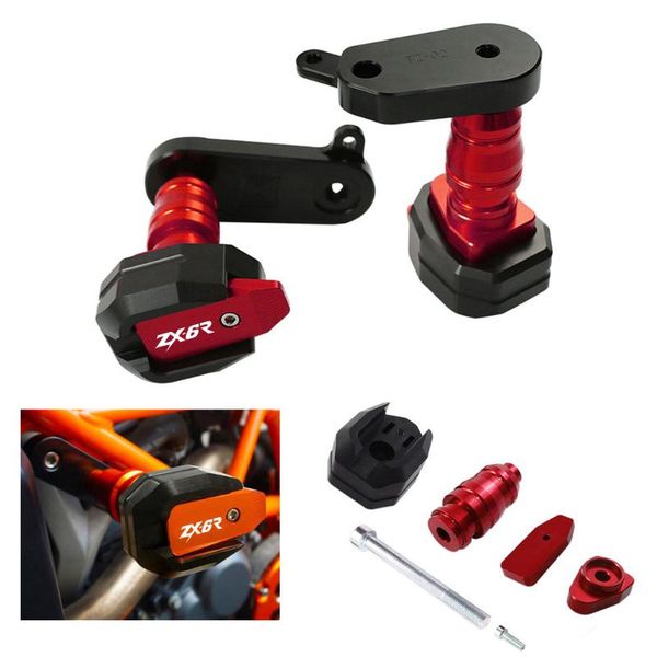 

falling protection frame sliders motorcycle fairing guard anti crash pad protector for ninja zx-6r zx6r zx636 2009-2012