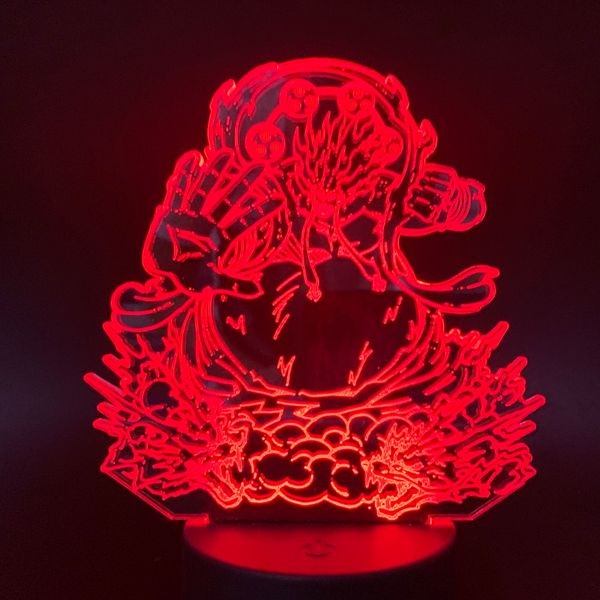 

3d lamp one piece light for children room cartoon nightlight color changing live room creative lamp touch sensor led night light