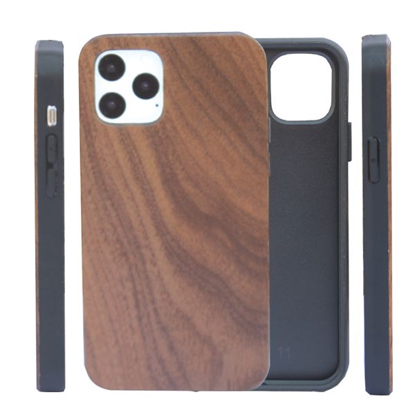 

shenzhen wood case for new iphone 11 pro/11/pro max anti-shock hybrid tpu+wood cover for iphone 7 8 x xs max xr fast shipping