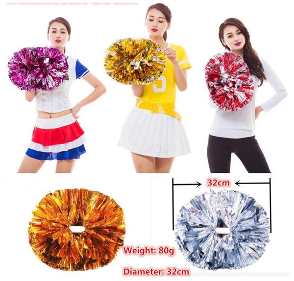 

game pompoms cheering pompons cheerleading supplies color and handle can choose