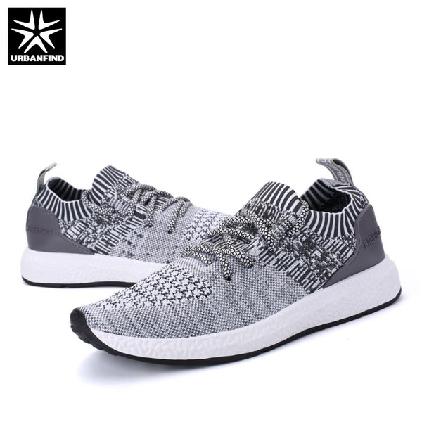 

jonewu 2020 fashion casual breathable comfort mesh large size 40-46 fashion light walking shoes, Black