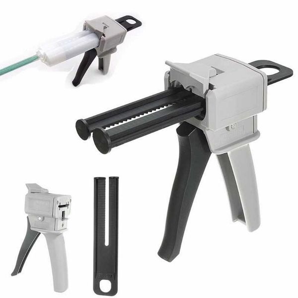 

50ml ab epoxy glue gun adhensive mix 2:1 pistola silicona lijmpistool pistolet colle cola quente for silica gel glues