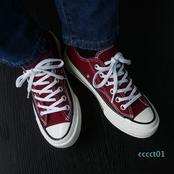 

drop shipping brand new 15 colors all size 35-46 high sports stars low classic canvas shoe sneakers men women casual shoes ctt1, Black