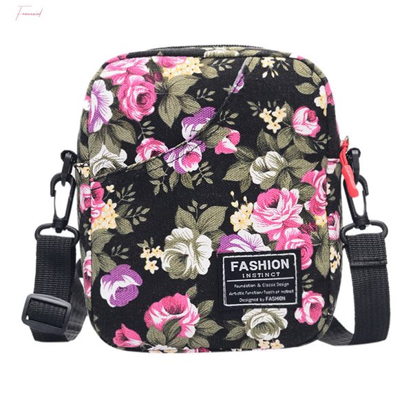 

fashion lady canvas floral wild shoulder bag messenger bag mummy bag messenger women bags designer 2020 for party apr 1