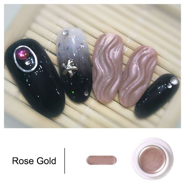 

1 pcs metallic glitter nail art liner gel polish drawing manicure varnish nail art decoration cnt 66, Red;pink