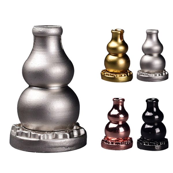 

portable gourd shape incense burner censer w / base mini copper incense hold