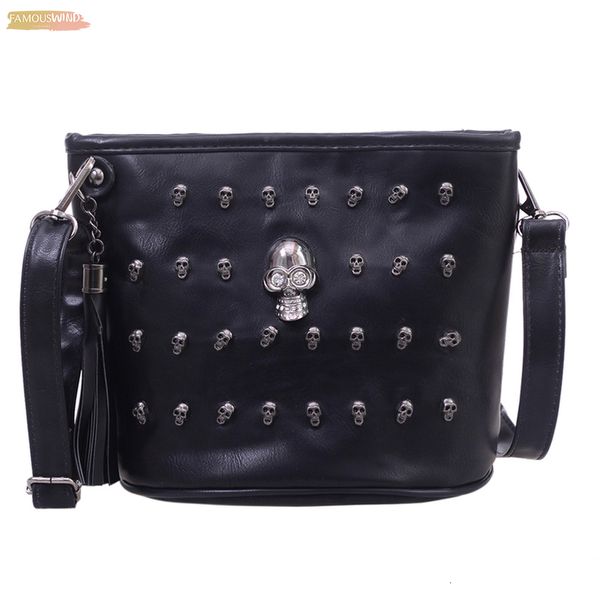 

skull design women messenger bags handbags shoulder bags satchel clutch girl black skull crossbody bag bolsas borse feminina
