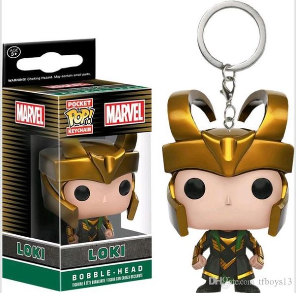 

lxh funko карманный pop! брелок mavel локи винил рисунок брелоков горячая игрушка funko поп