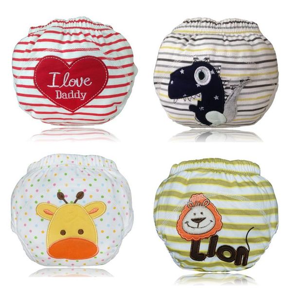 

88 pcs day and night baby potty training pants for baby girls and boys 100% cotton training diapers