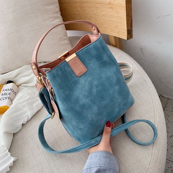 

сумка для женщин в одно плечо сумка цвет контраст ручной осенью 2019 года