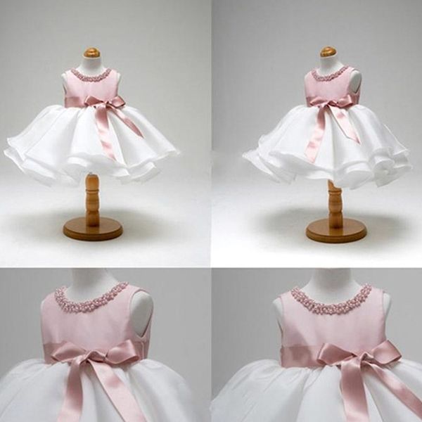 

pink dress for baby christening gown first birthday party girl baby clothing ball gown toddler infant vestido infantil, Red;yellow