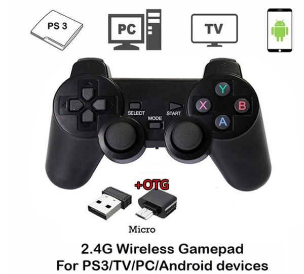 

dhl wireless bluetooth game controller for playstation 3 ps3 game controller gamepad joystick for android video games color with retail box