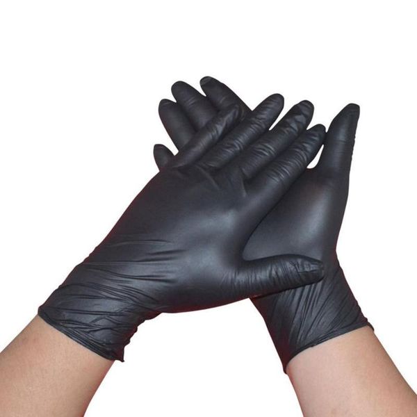 

50pcs 9 inch boxed disposable gloves rubber latex household cleaning gloves anti-static, Blue;gray