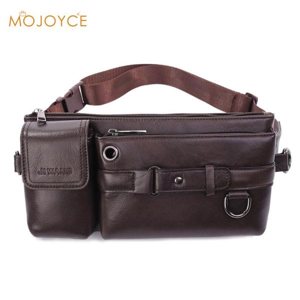 

fasihon men pu leather belt bum waist pouch fanny pack sport shoulder men waist fanny packs genuine leather chest bags