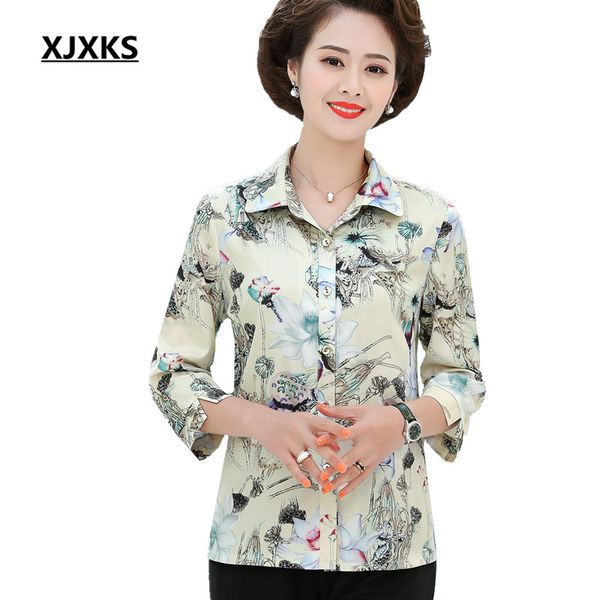 

xjxks casual single-breasted cardigan women shirt 2020 spring summer new loose plus size casual women blouse, White