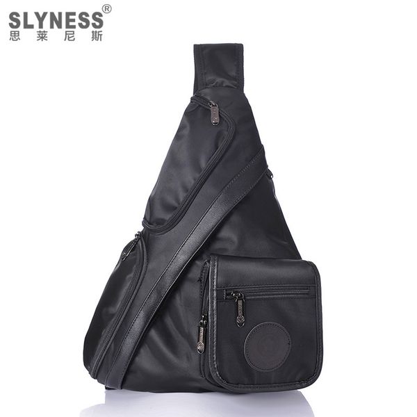 

europe and america new style men fashion casual large capacity waterproof nylon material multi-functional shoulder men chest pac