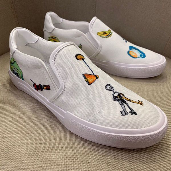 

дизайнер холст наборы партии досуга лок фу обувь мужская мода квартиры новая бесплатная доставка размер 38-45, Black