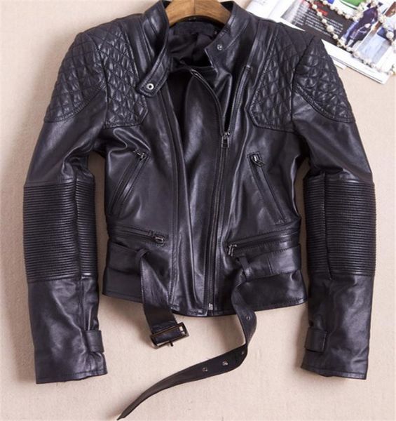 

2019 pu jacket coats for punk fans europe and united states street trendy personality black belt zipper pu jackets
