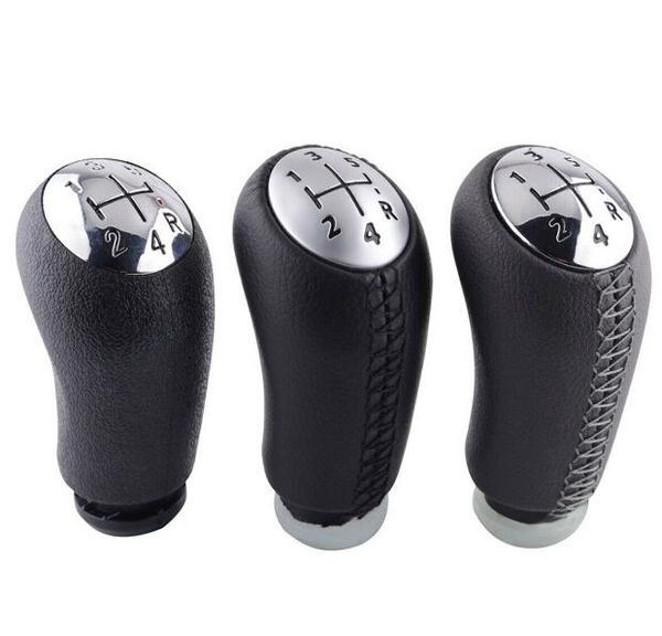 

5 speed shift knob shifter gear boot replacement leather fit for